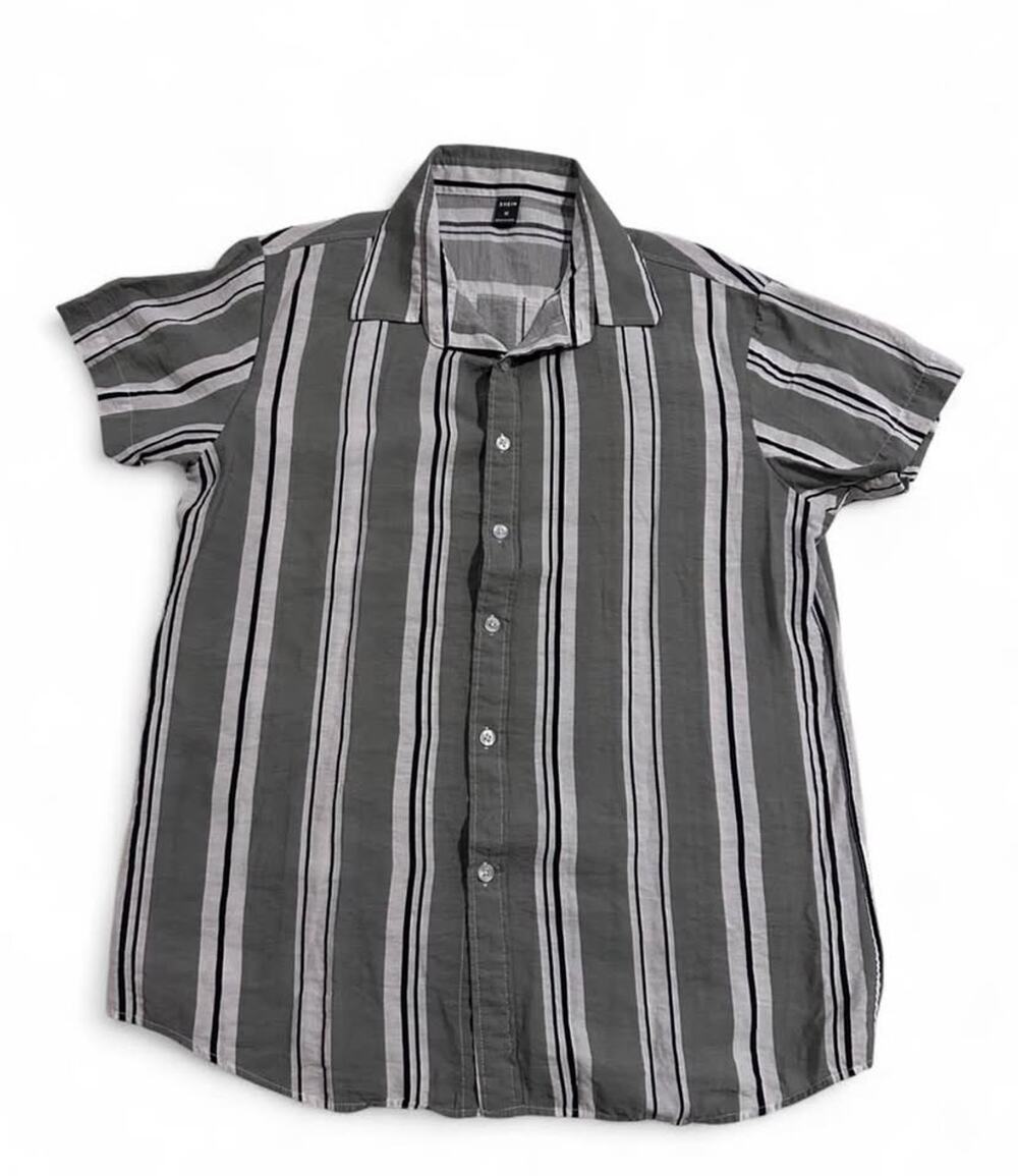 SHEIN Short Sleeve Striped Shirt